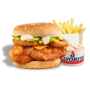 Double Ringer Burger Meal