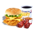 Double Ringer Fillet of Fire Plus Meal